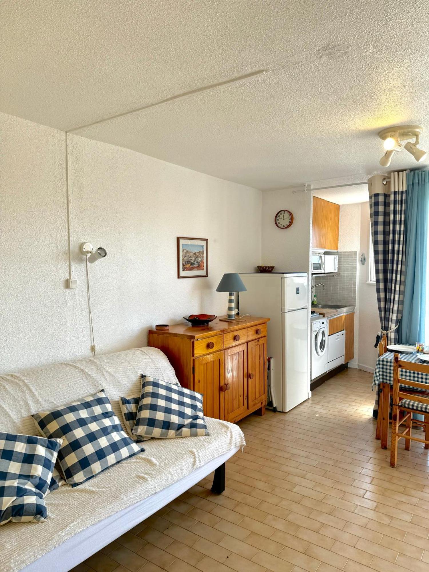 Studio 3 Personnes Acces Direct Plage - Parking Prive - 3Tvp30 Le Barcarès エクステリア 写真